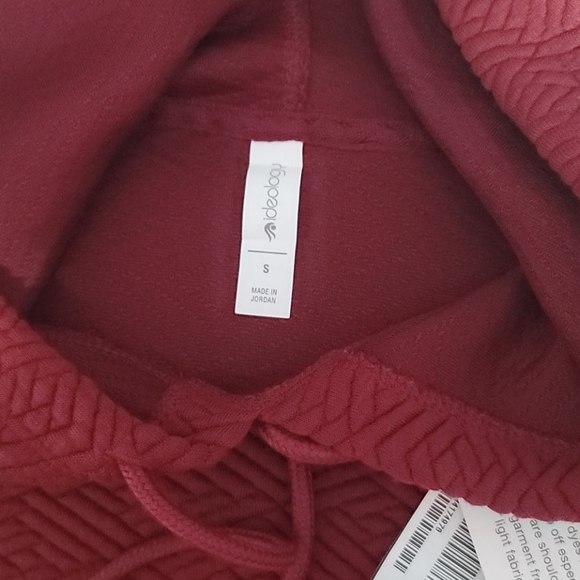 Ideology Red Wine Comfortable Hoodie - Picture 3 of 10